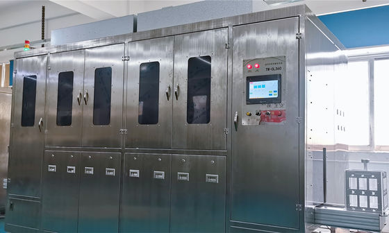 Stabilna 18KW maszyna do prania plastikowych pudełek wielofunkcyjna z opryskiem